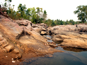 Ghagra River Rock